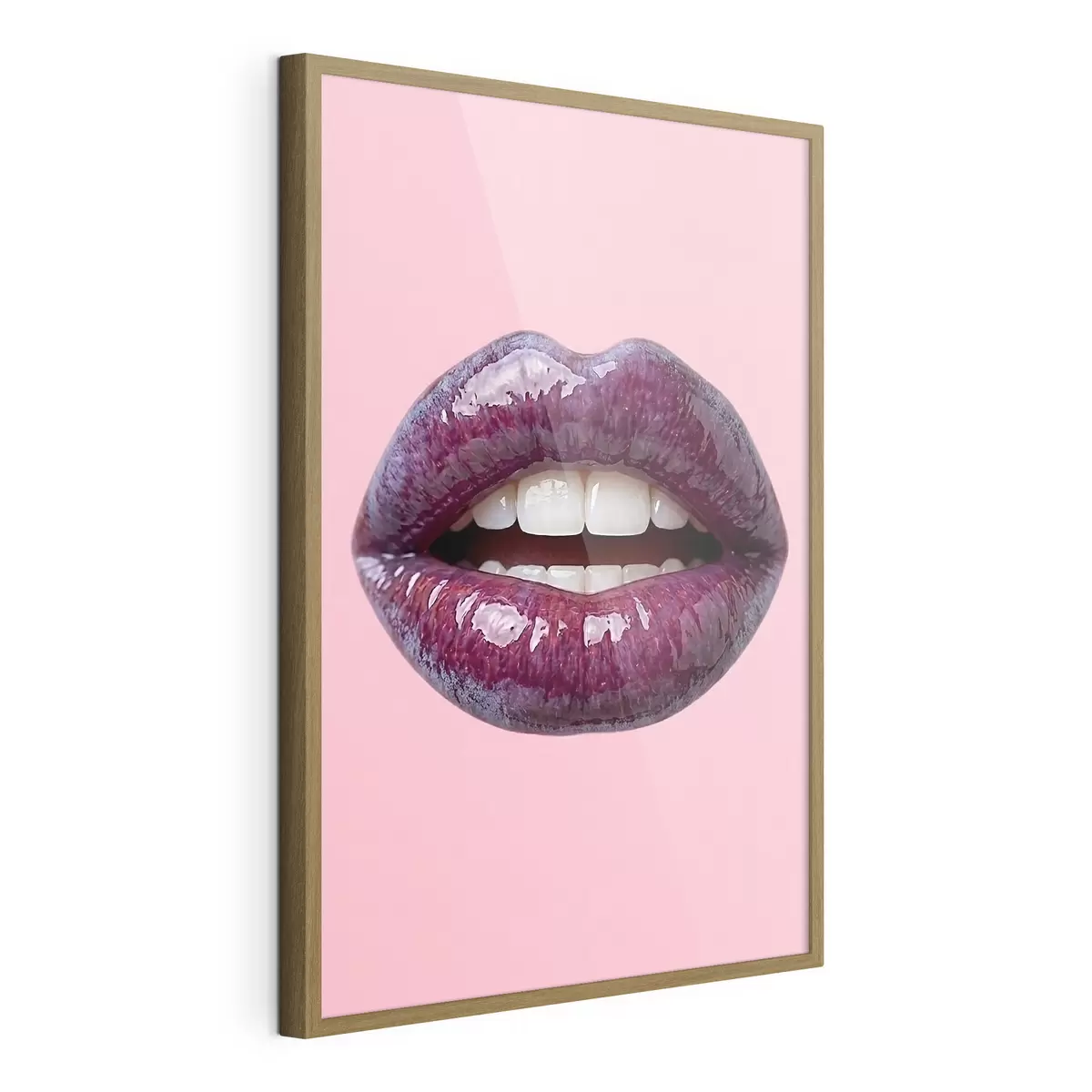 Poster Labbra color prugna vellutate f49337