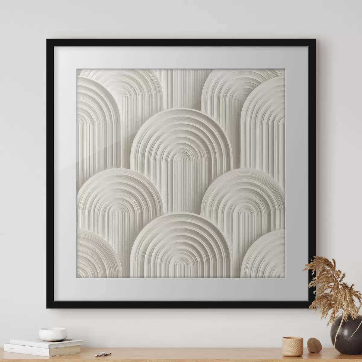 Poster Archi decorativi in stile bassorilievo f49243