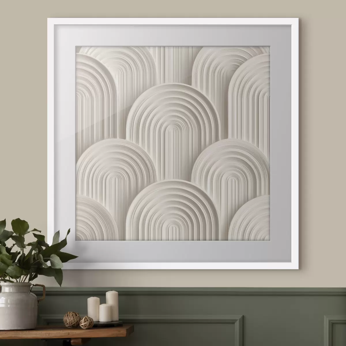 Poster Archi decorativi in stile bassorilievo f49243