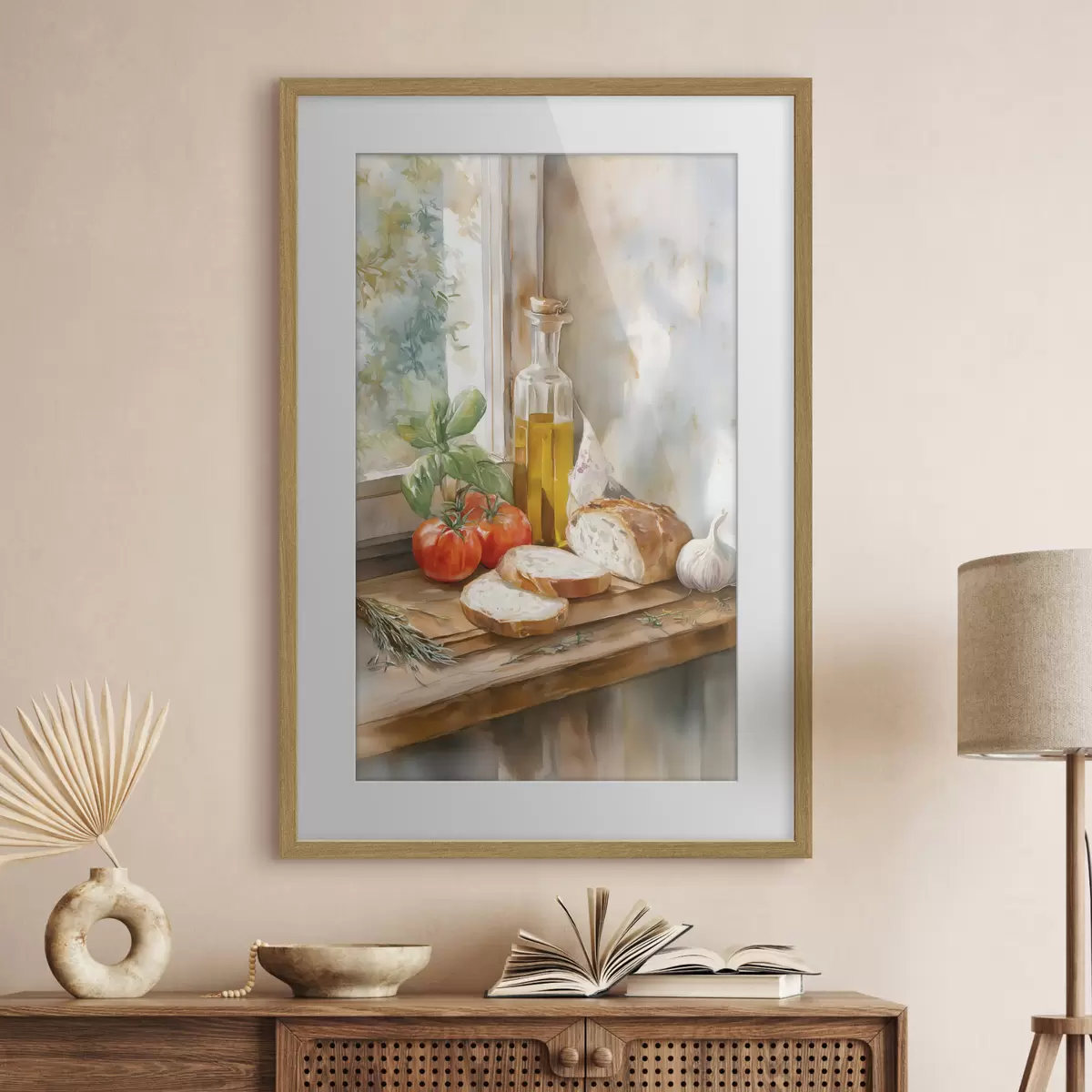 Poster Natura morta italiana in stile acquerello f49255