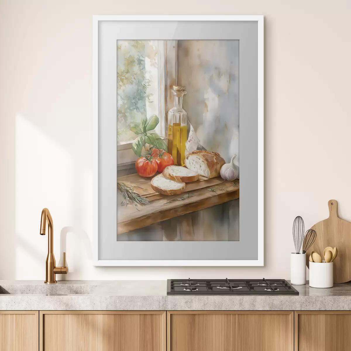Poster Natura morta italiana in stile acquerello f49255
