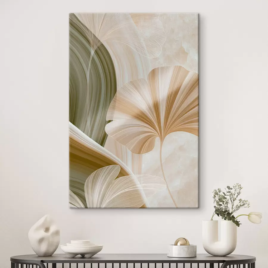 carta da parati Una composizione botanica con foglie delicate nr. s49349
