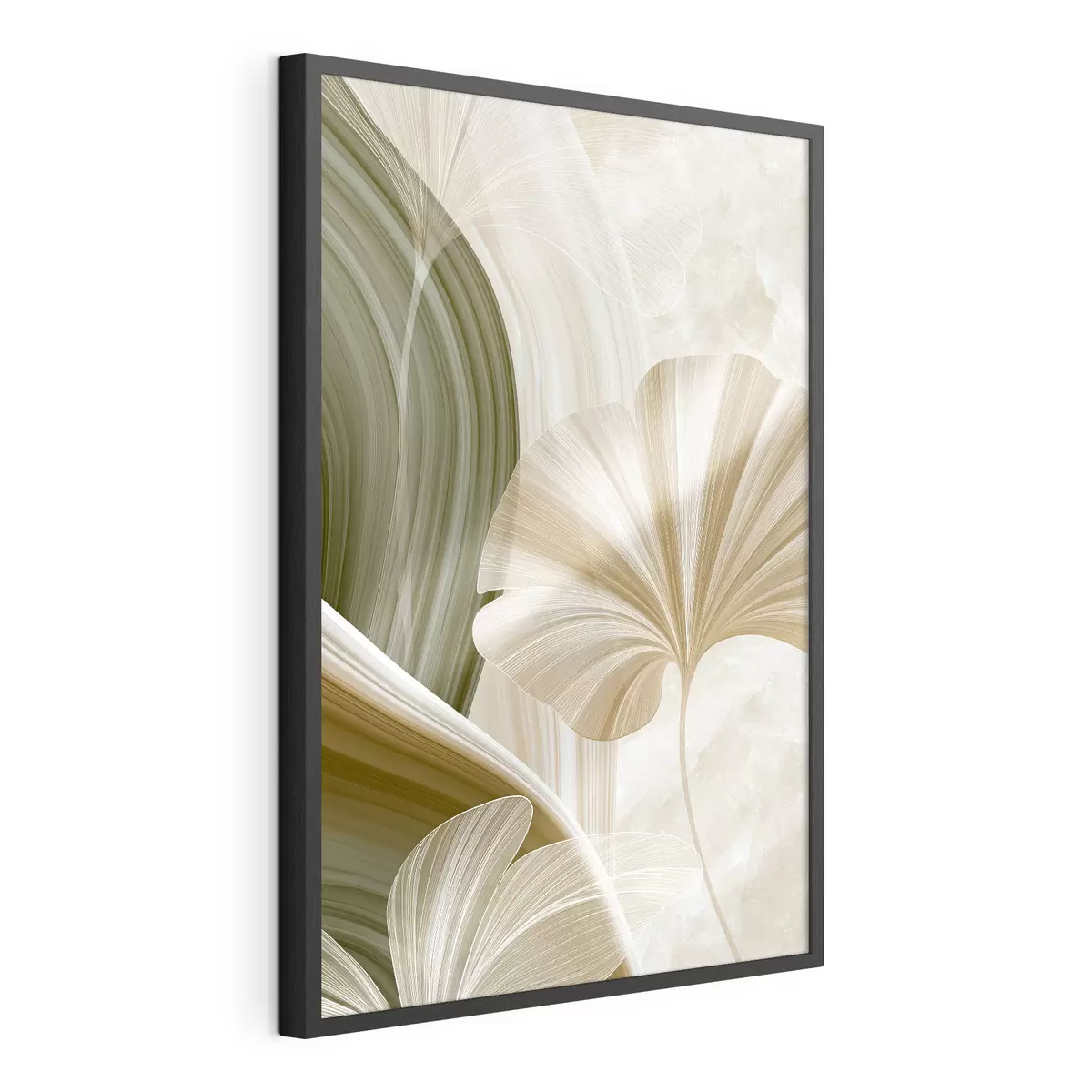 Poster Una composizione botanica con foglie delicate f49349