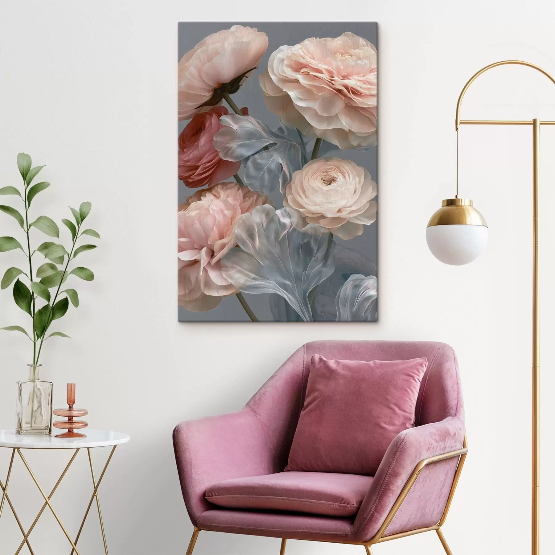 carta da parati Un bouquet di fiori astratti nr. s49367