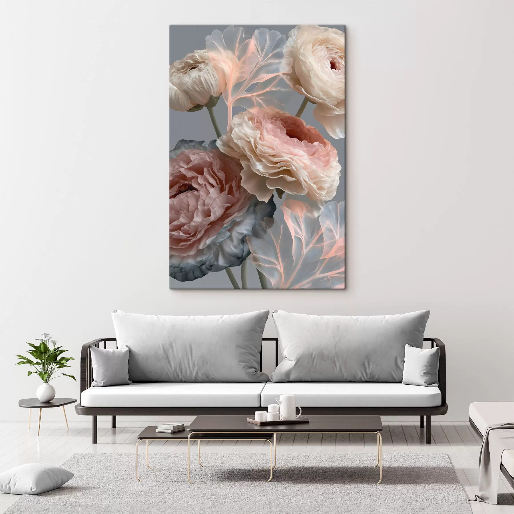 carta da parati Un bouquet di fiori astratti nr. s49368