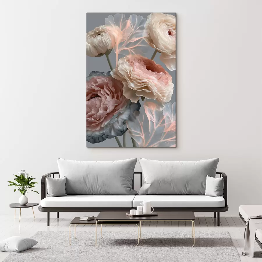 carta da parati Un bouquet di fiori astratti nr. s49368