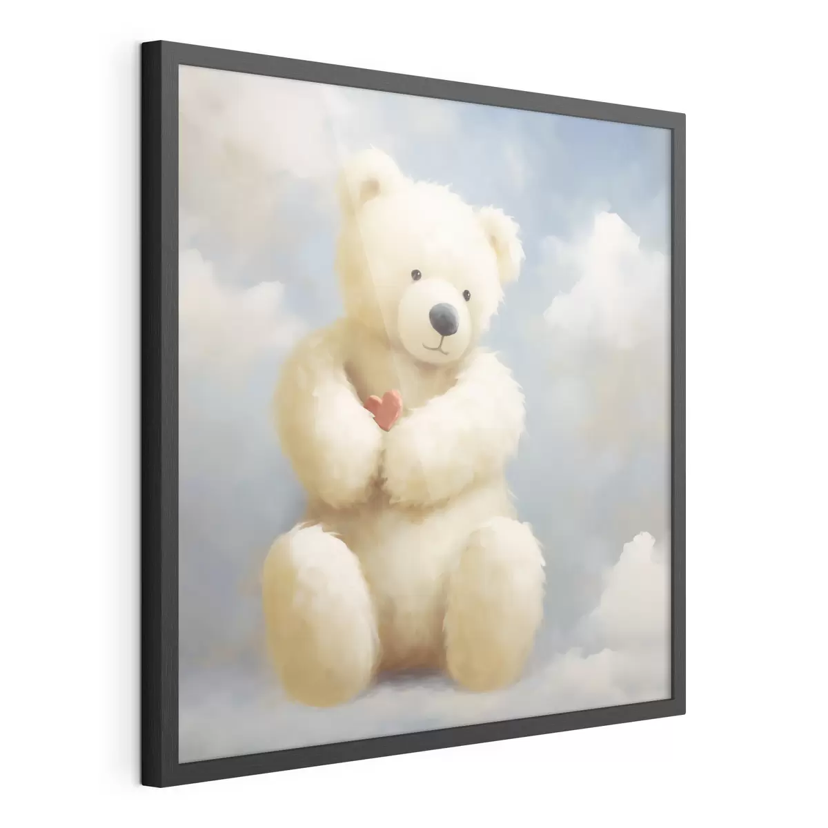 Poster Orso dal cuore piccolo, dipinto in stile imitativo f49395