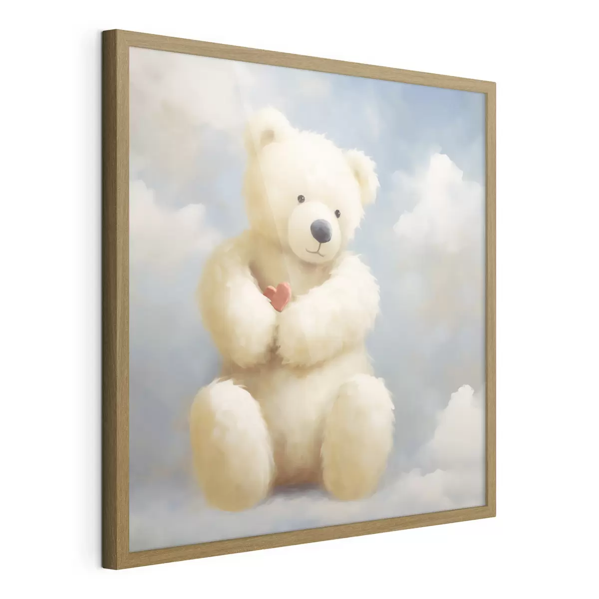 Poster Orso dal cuore piccolo, dipinto in stile imitativo f49395