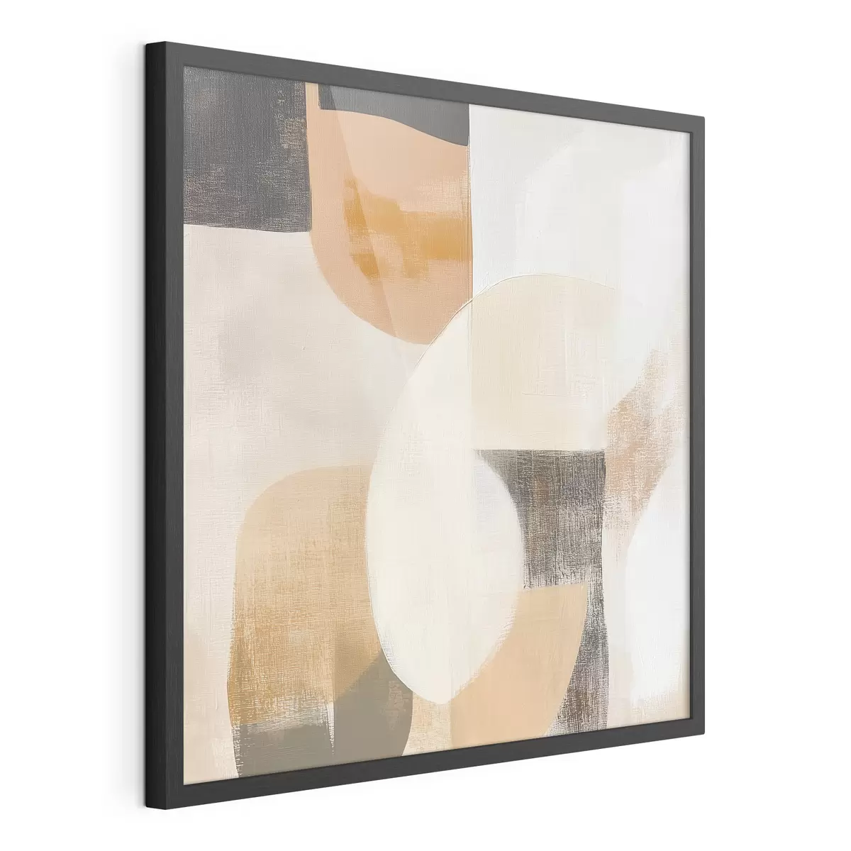 Poster Poster d'arte contemporanea con semplici figure geometriche dai toni caldi f48894