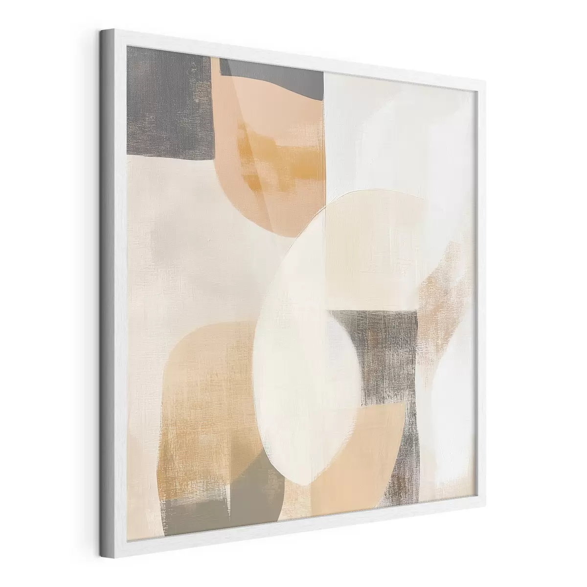 Poster Poster d'arte contemporanea con semplici figure geometriche dai toni caldi f48894