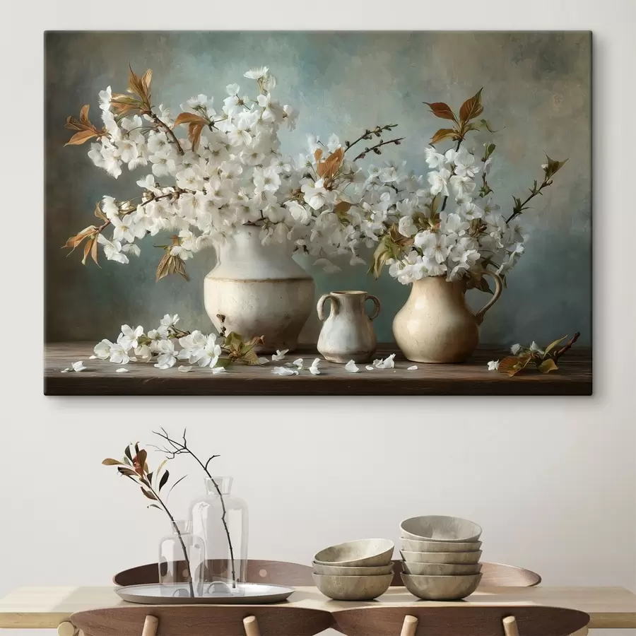 carta da parati Fiori di ciliegio in vaso nr. s49458