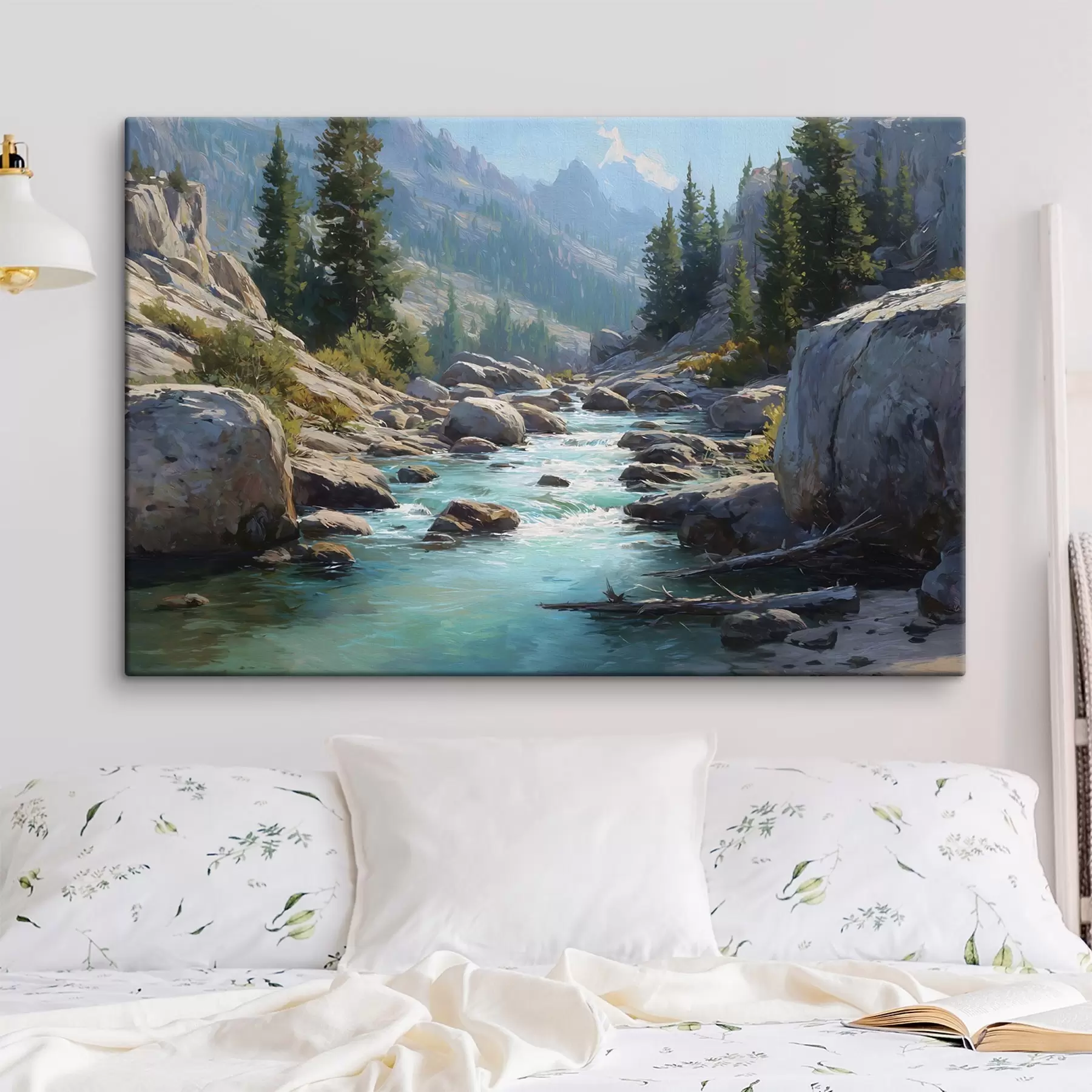 carta da parati Un pittoresco fiume di montagna nr. s49459