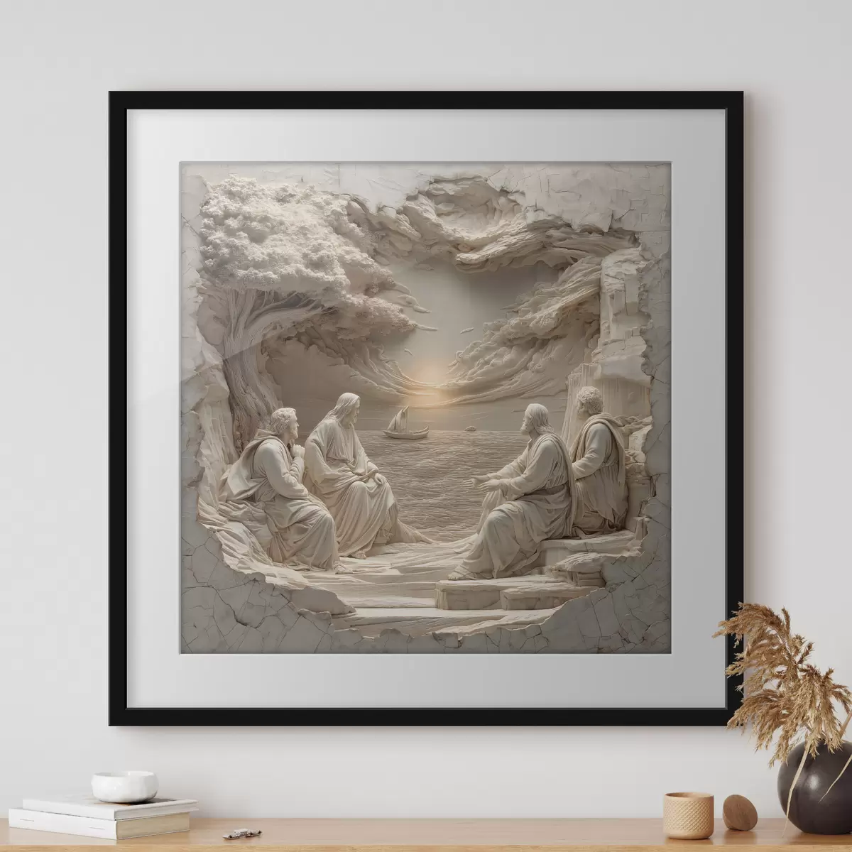 Poster Conversazione sul mare f49423