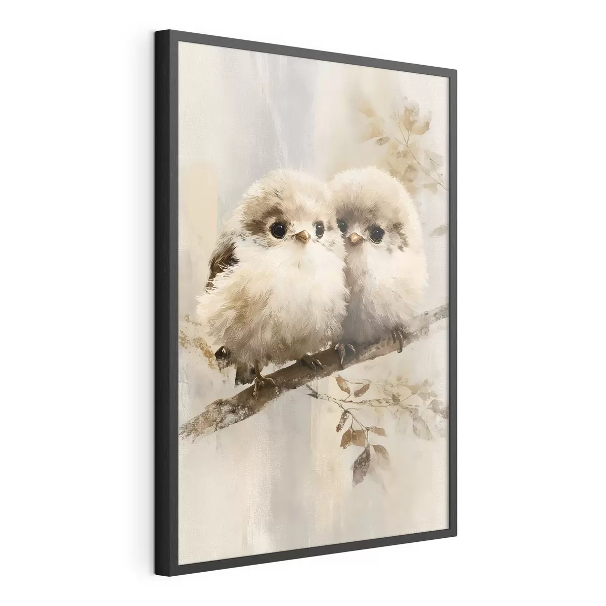 Poster Due soffici gufetti f49425