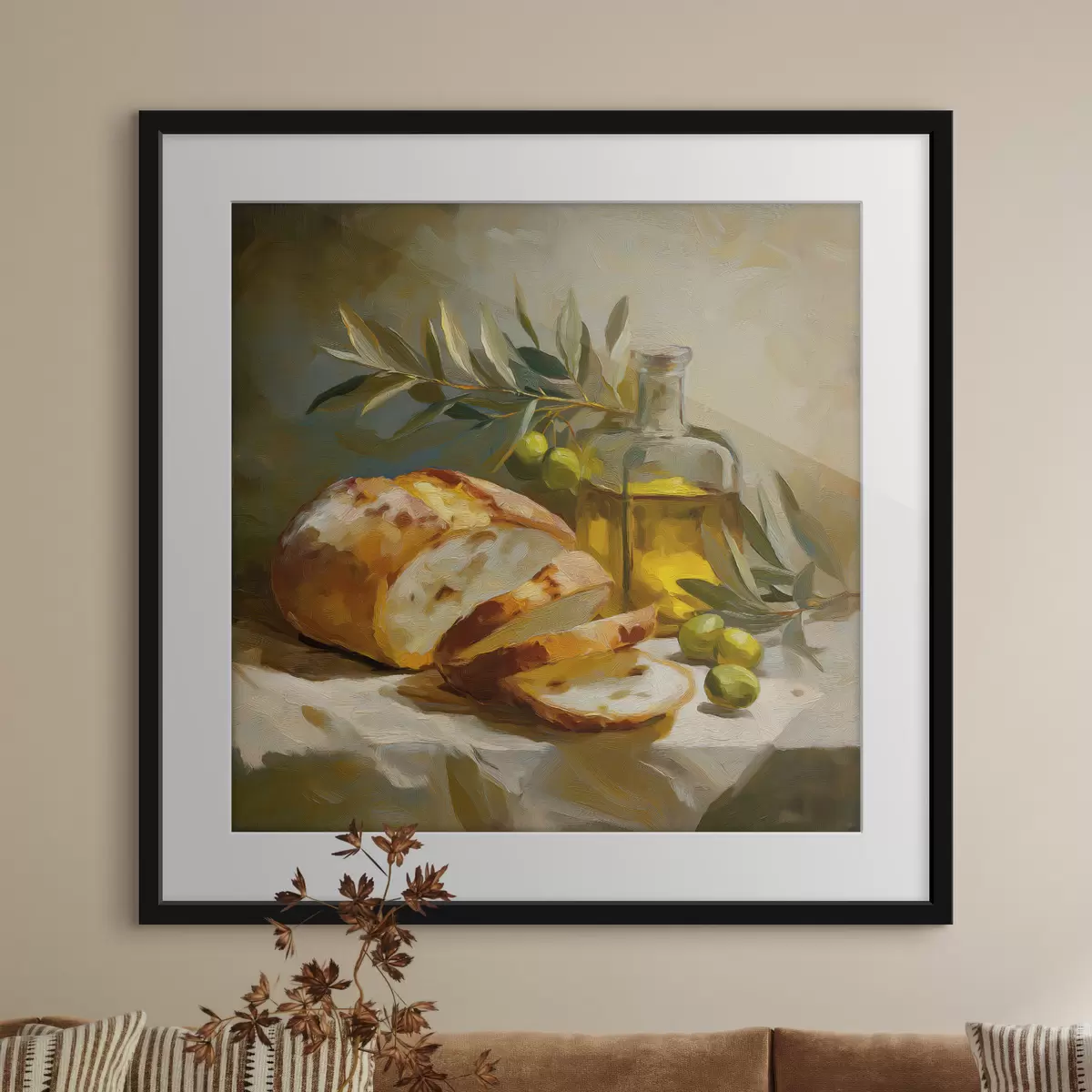 Poster Pane e olio d'oliva f49529