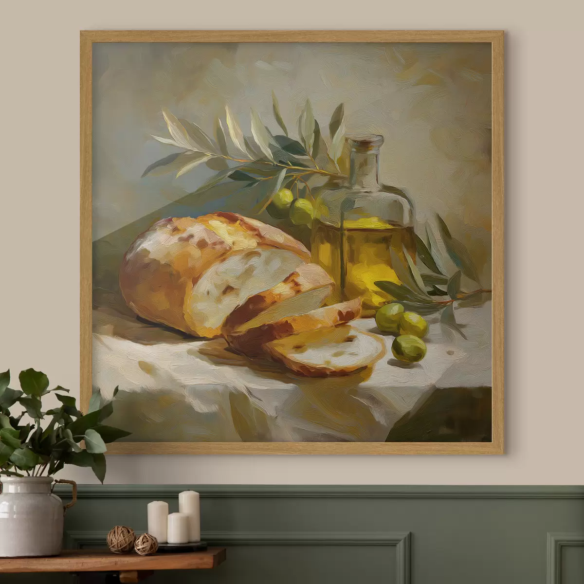 Poster Pane e olio d'oliva f49529