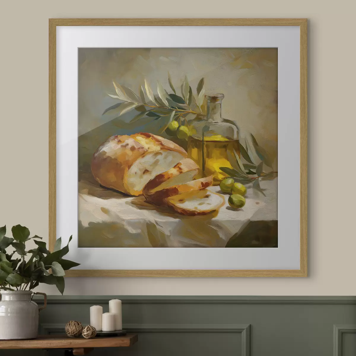 Poster Pane e olio d'oliva f49529