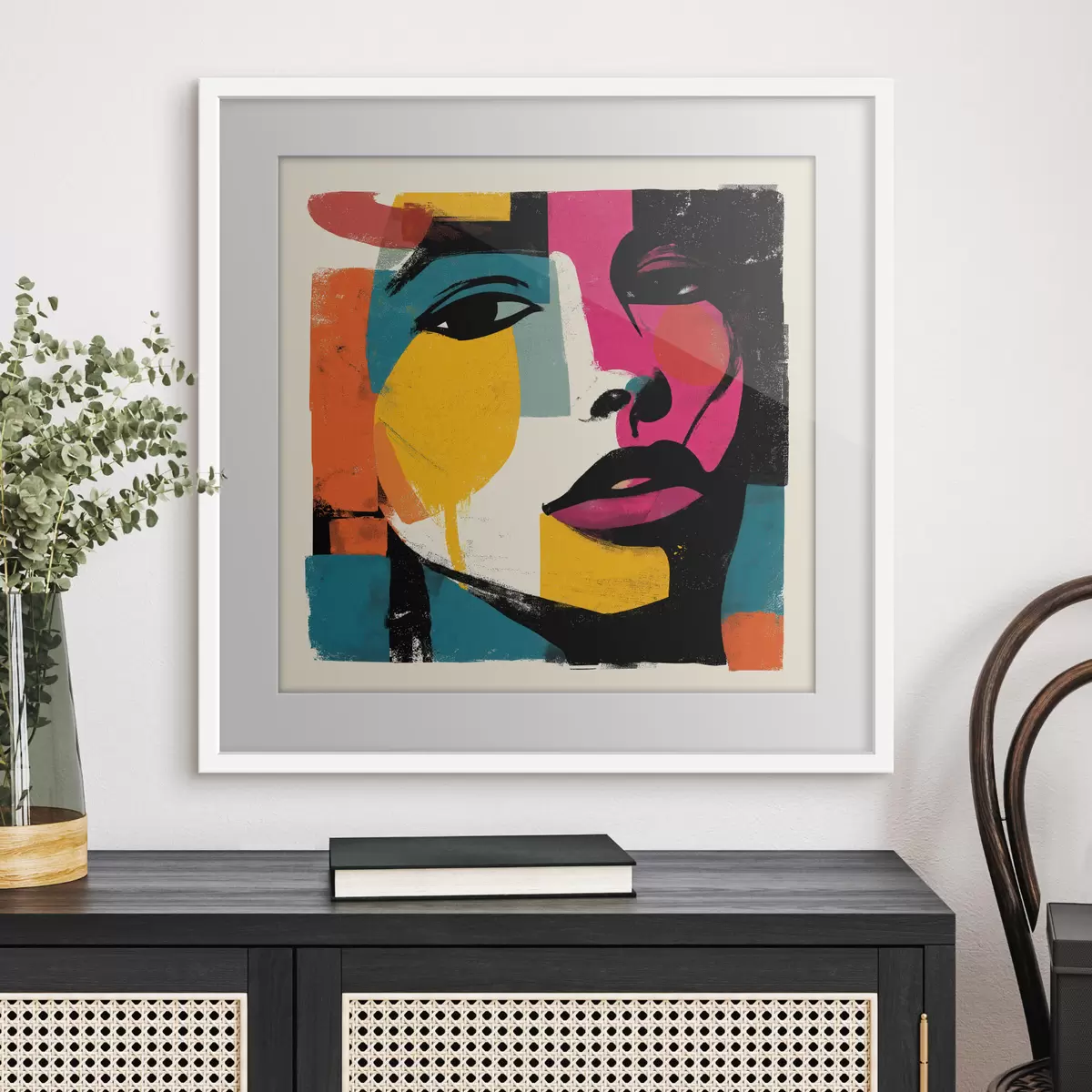 Poster Un volto astratto f49543