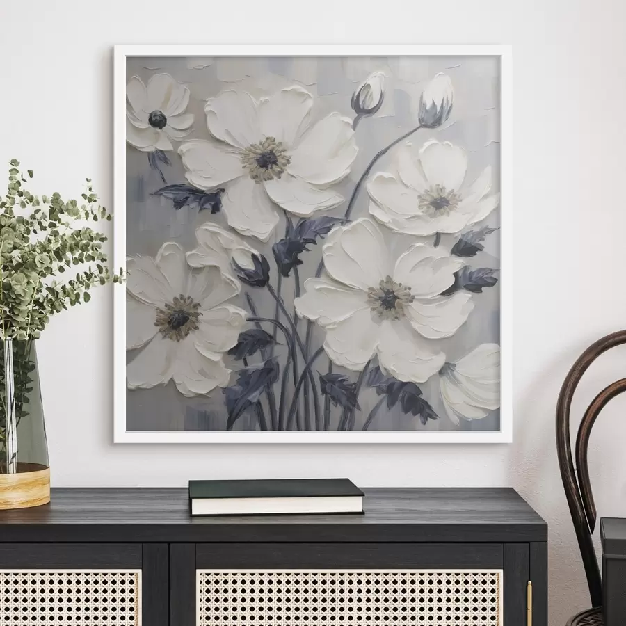 carta da parati Pittura a imitazione di fiori nr. f49505