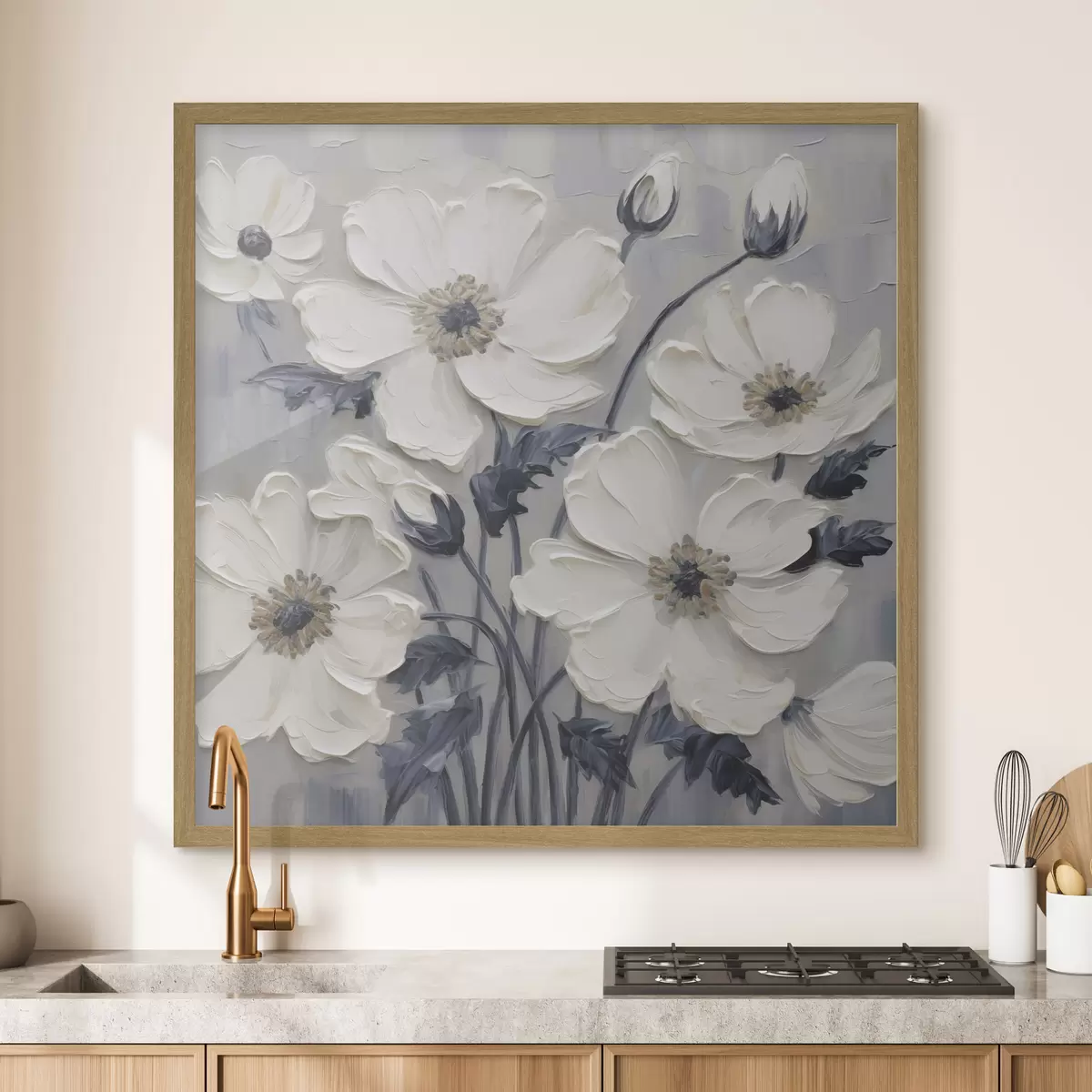 Poster Pittura a imitazione di fiori f49505
