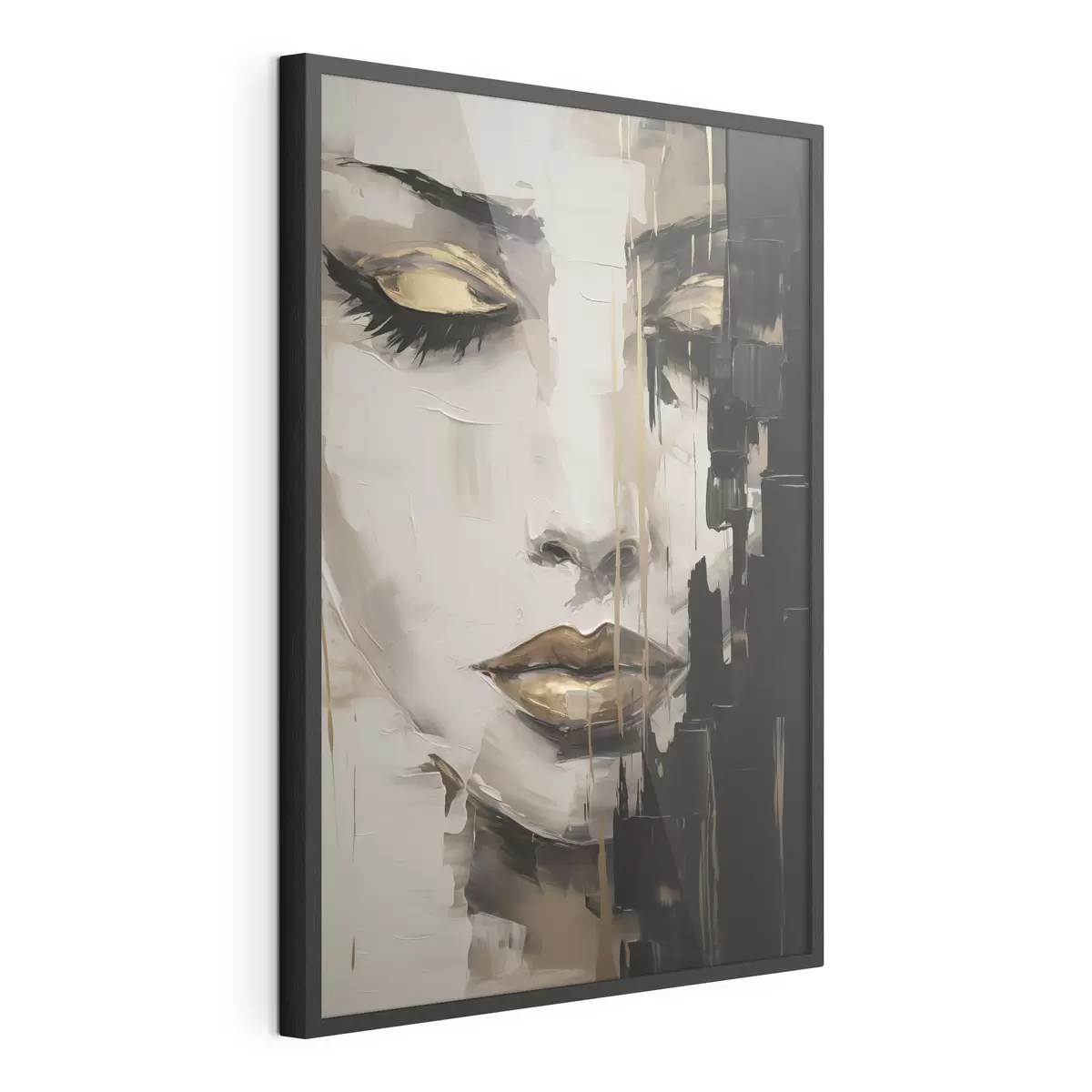 Poster Ritratto femminile moderno in stile pittorico f49507