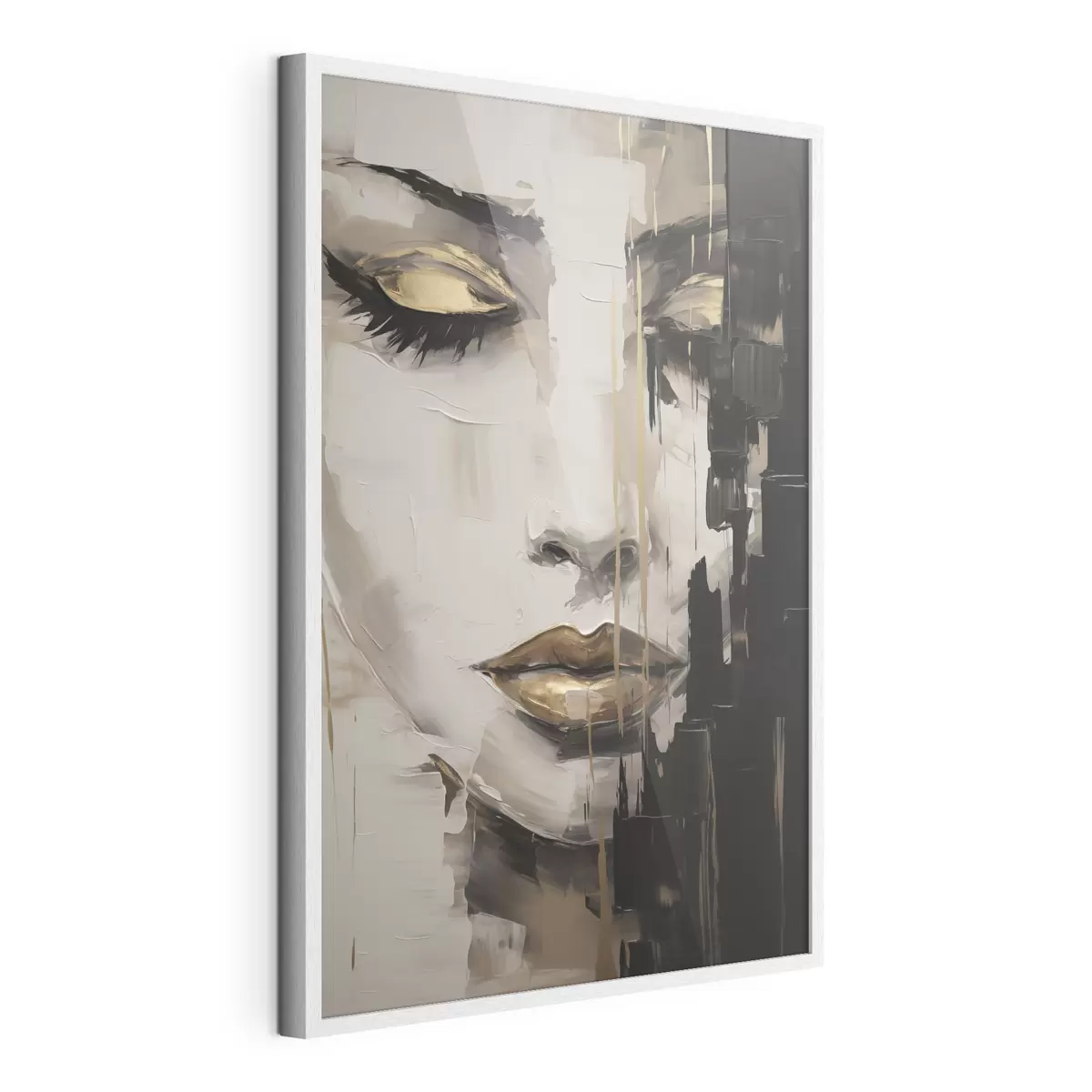 Poster Ritratto femminile moderno in stile pittorico f49507