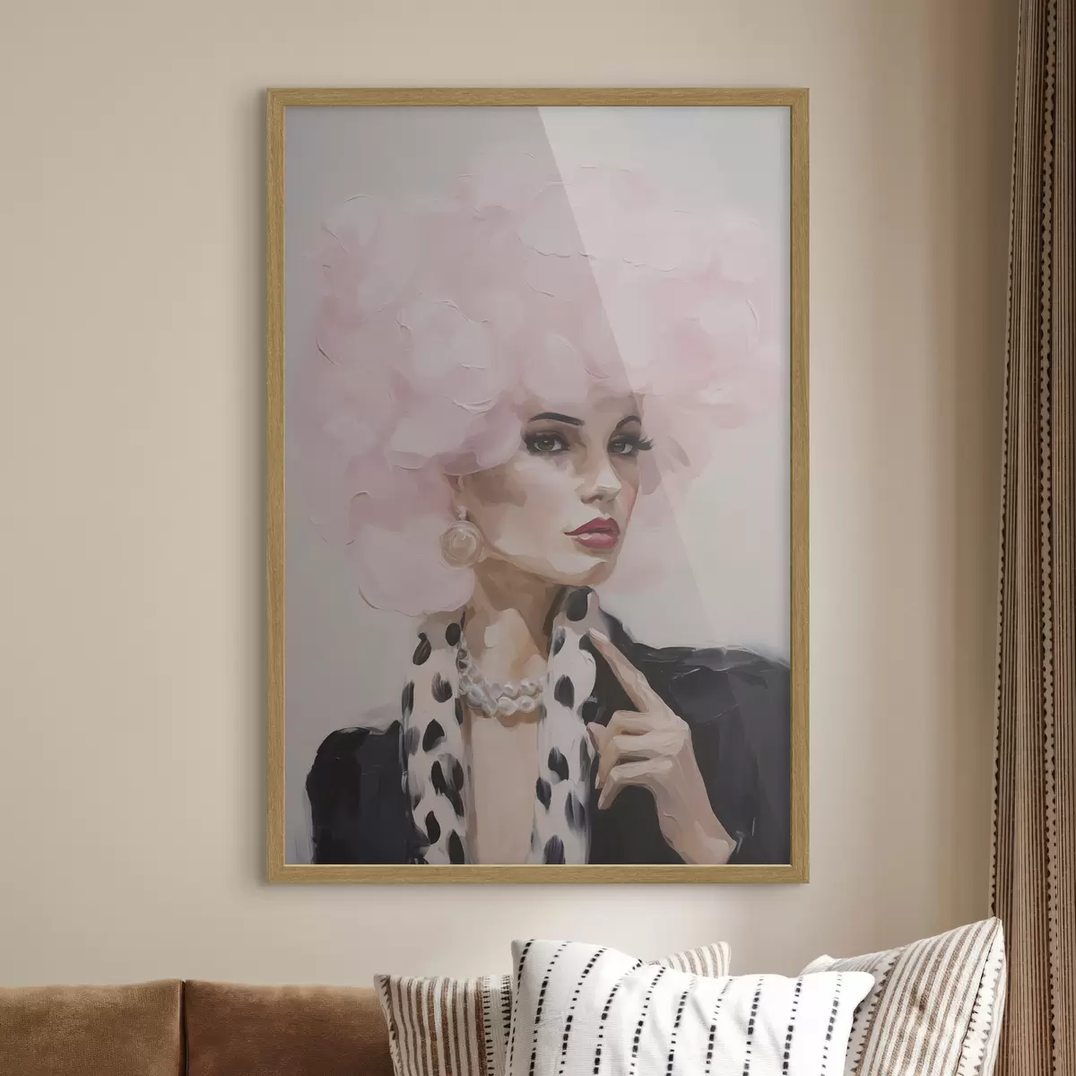 Poster Ritratto in stile moderno di una donna f49509
