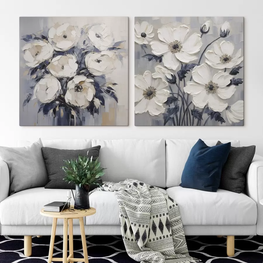 carta da parati Pittura a imitazione di fiori nr. m30593