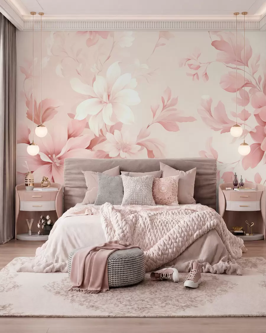 Carta da parati Floreale Fiori classici n. w05437