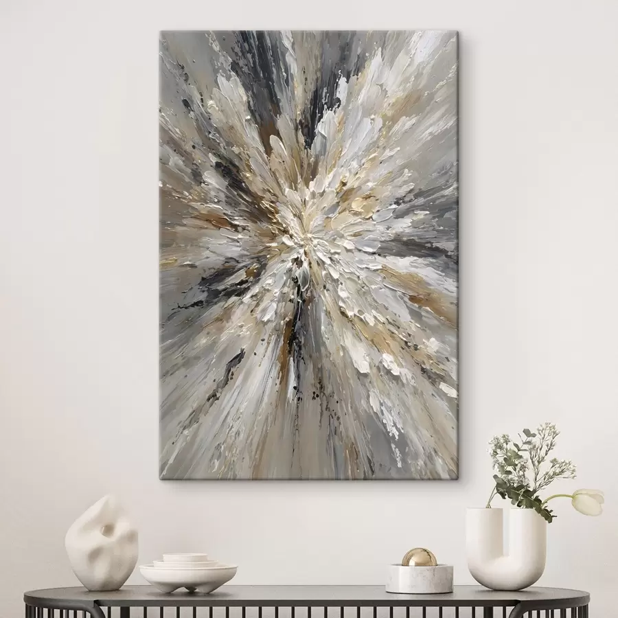 carta da parati un'esplosione di colori nello stile della pittura a olio nr. s49556