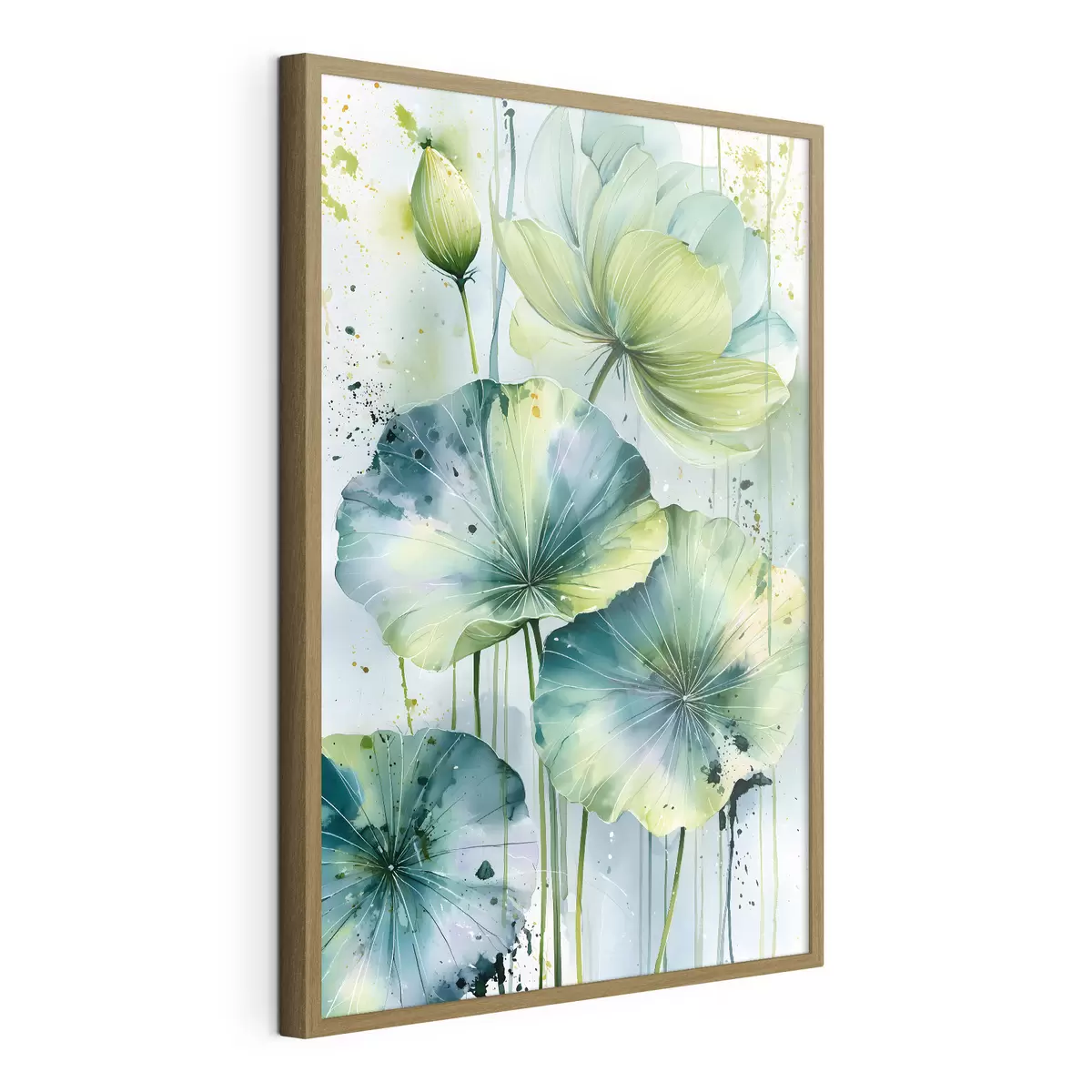 Poster gigli in stile acquerello f49562