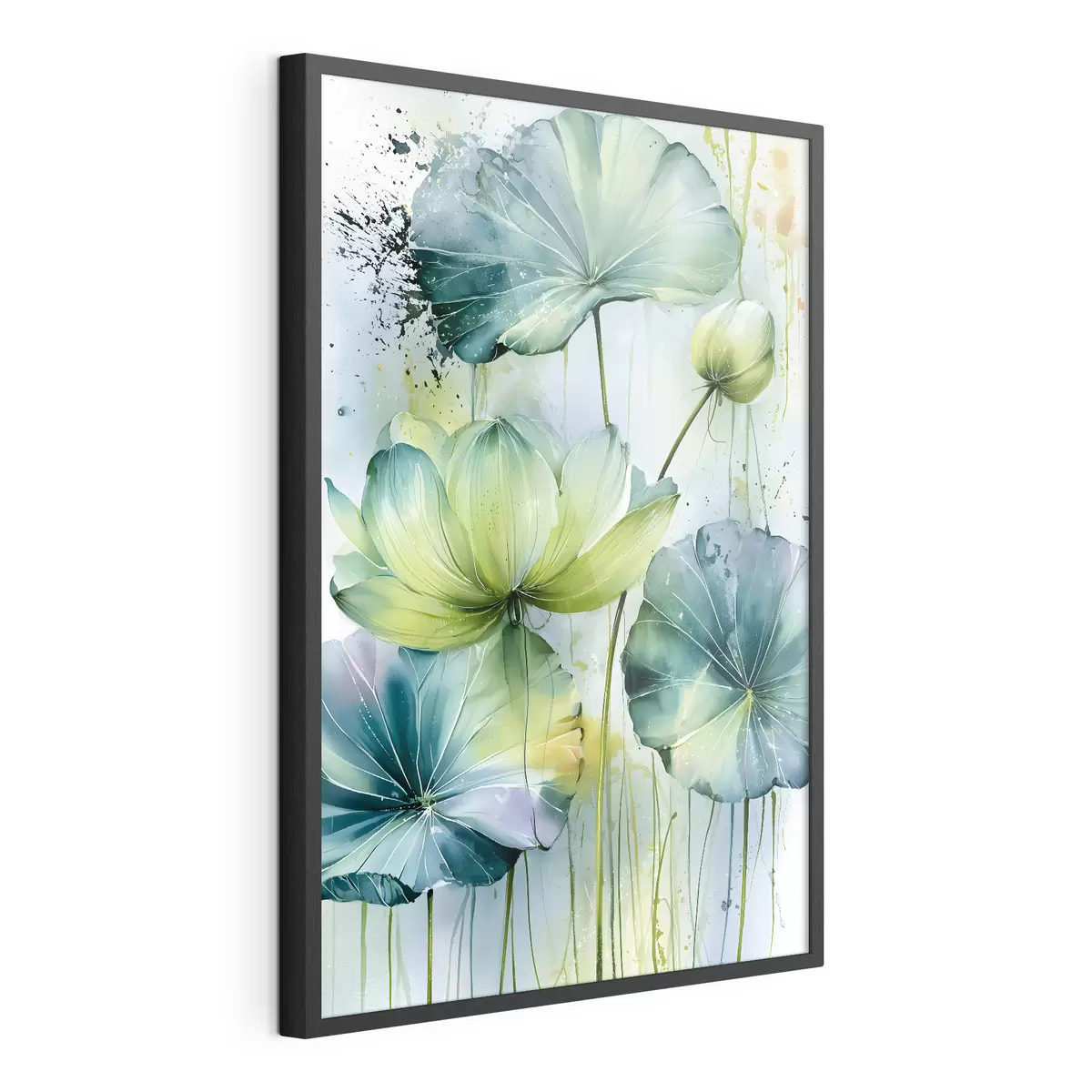 Poster gigli in stile acquerello f49563