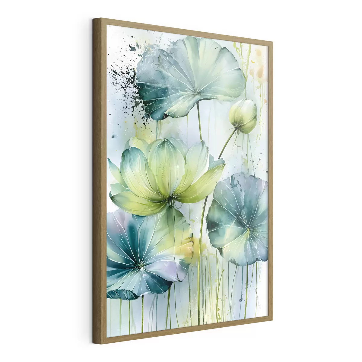 Poster gigli in stile acquerello f49563