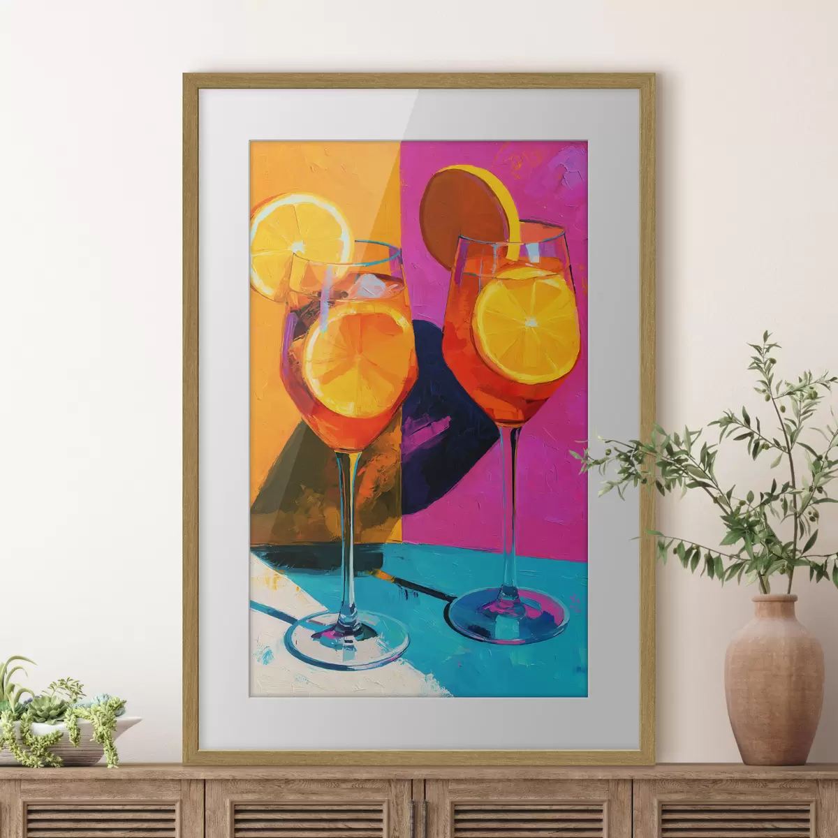 Poster Carezza e slancio f49607