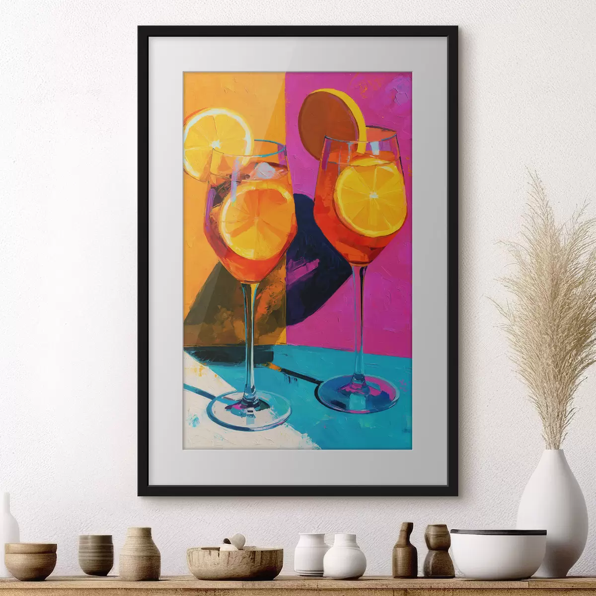 Poster Carezza e slancio f49607