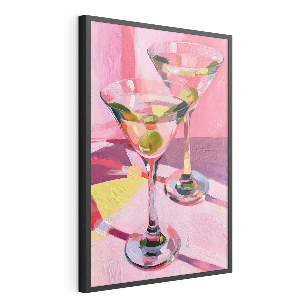 Poster Bicchieri con olive f49609