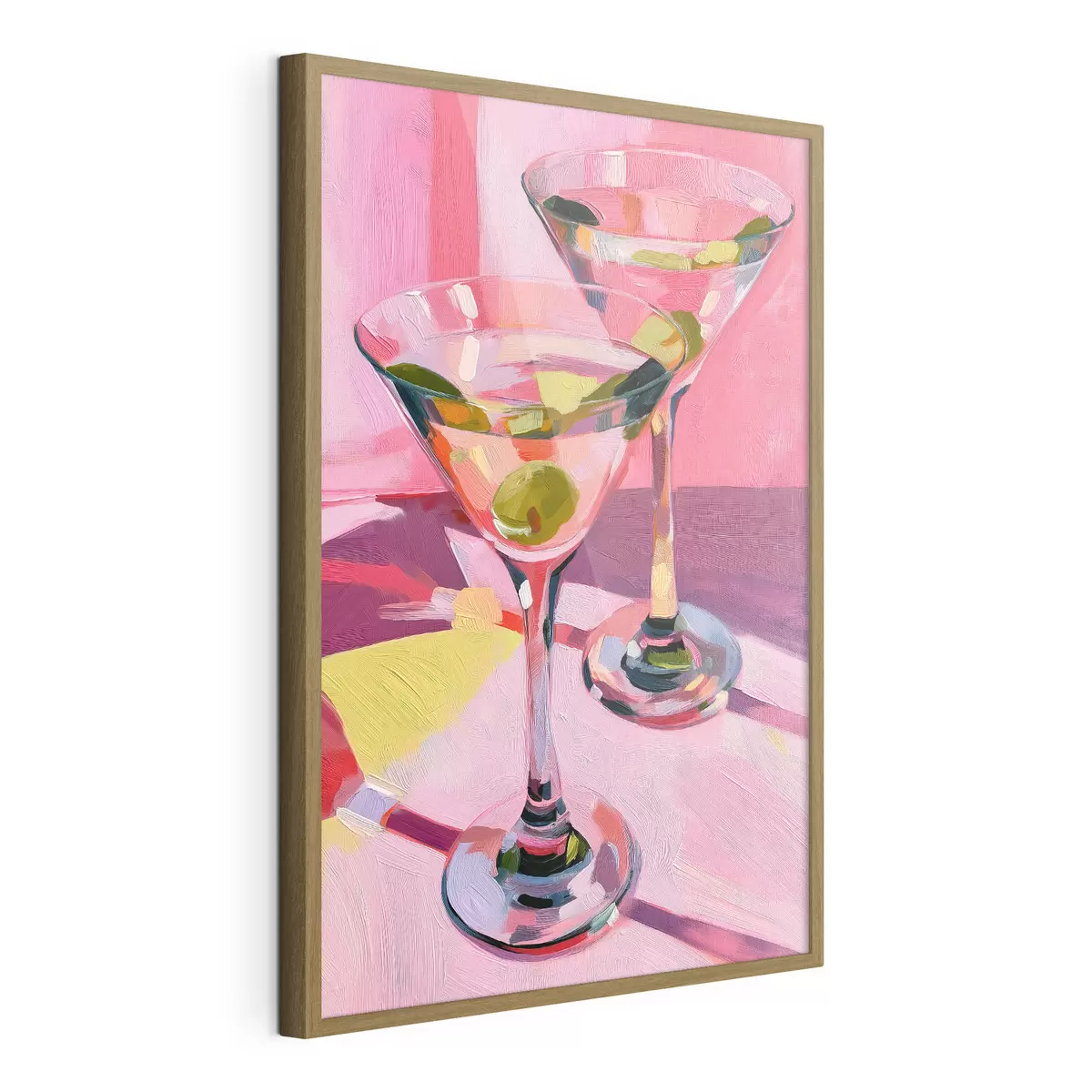 Poster Bicchieri con olive f49609
