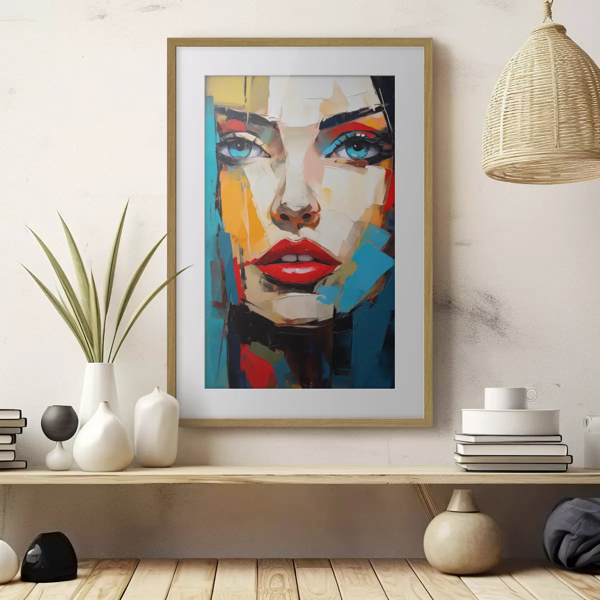 Poster Ritratto astratto f49628