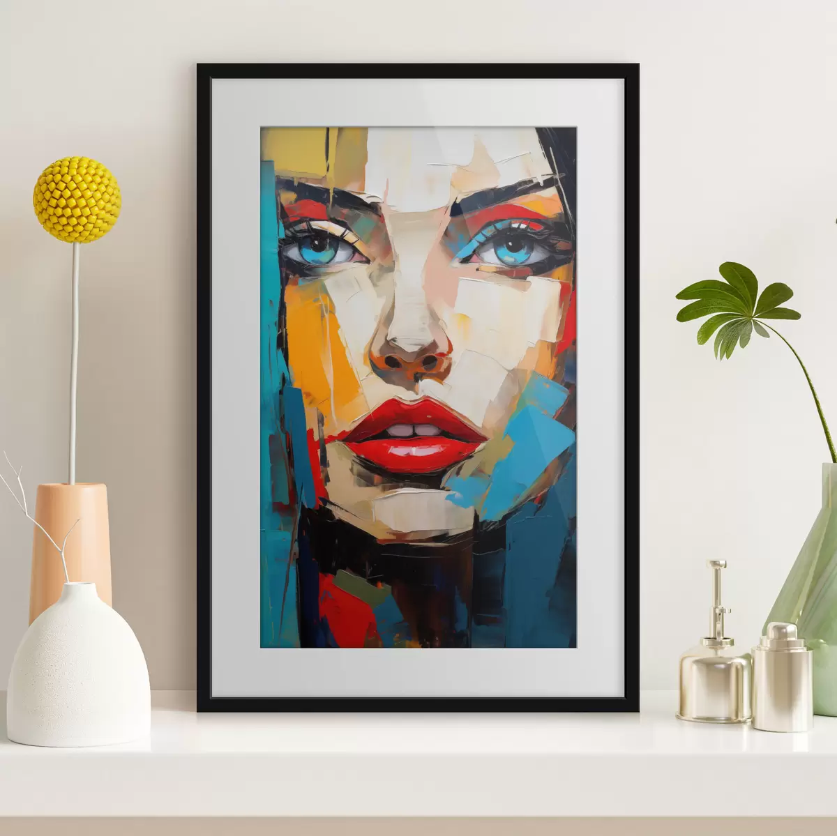 Poster Ritratto astratto f49628