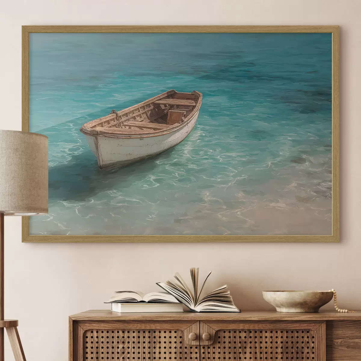 Poster Barca sull'acqua f49629