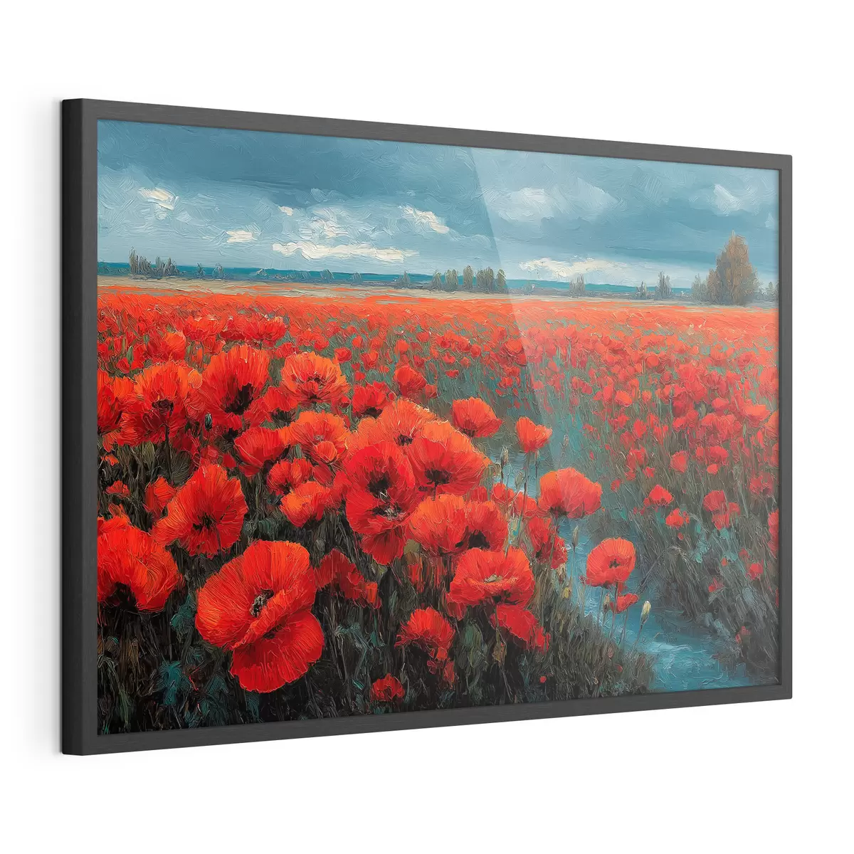 Poster Campo di papaveri f49631