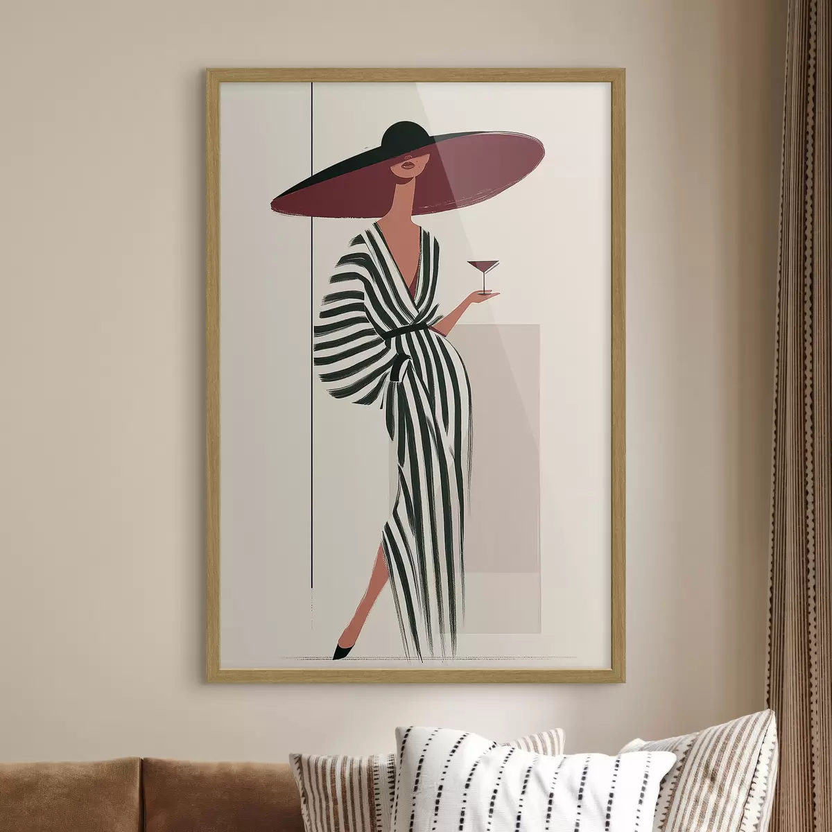 Poster La tesa bordeaux f49634