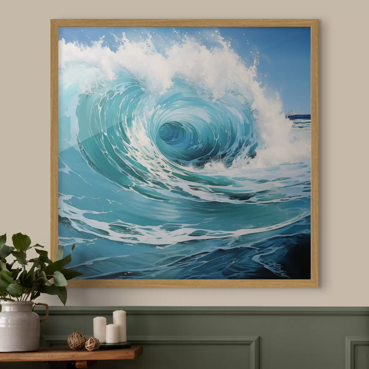 Poster Onde dell'oceano f49637