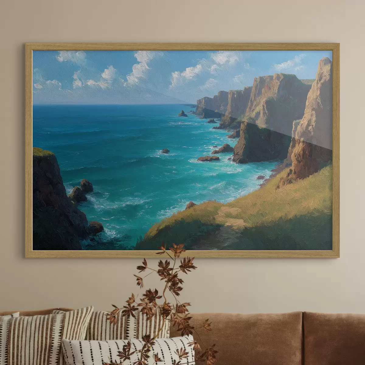Poster Scogliere e mare f49639