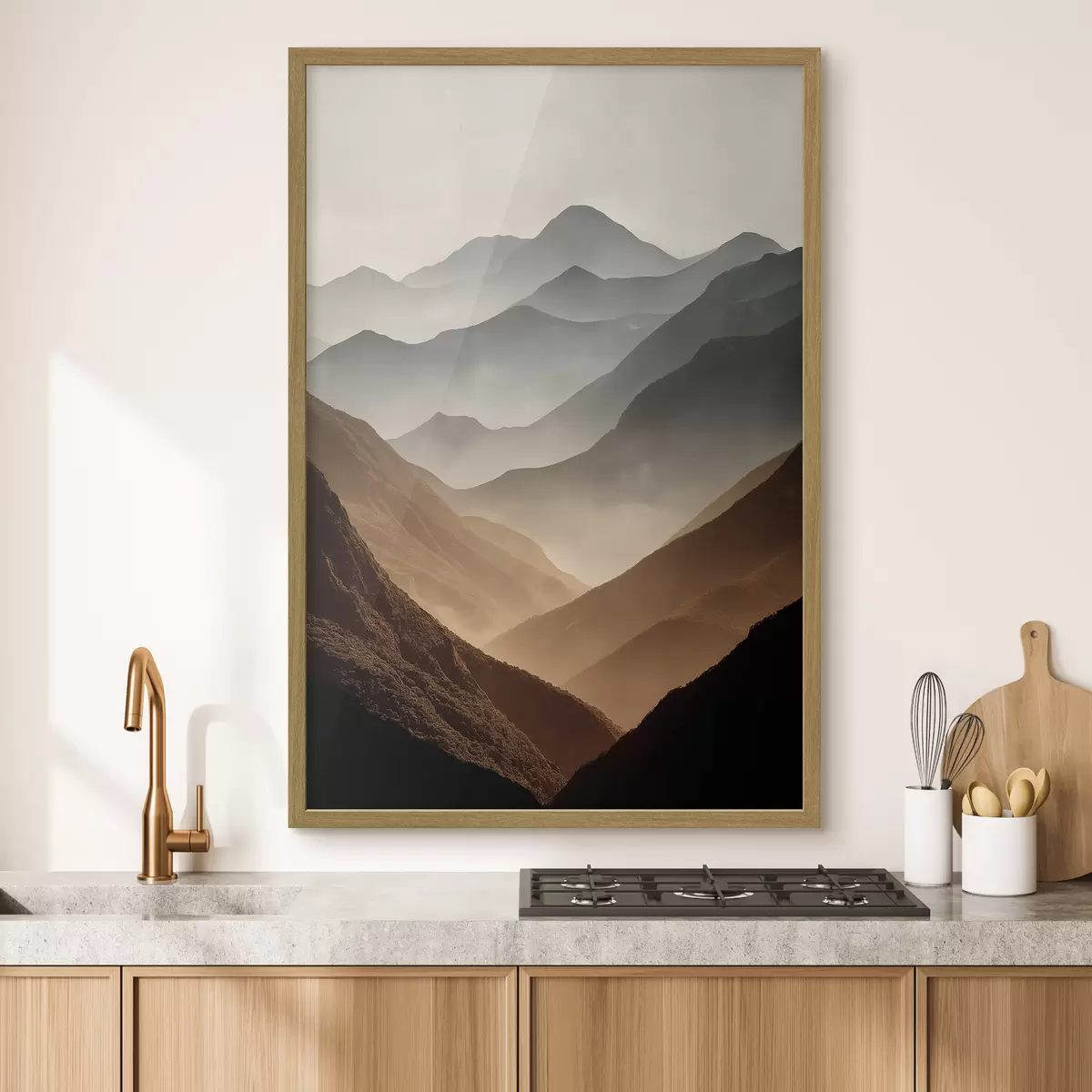 Poster Montagne delicate f49643