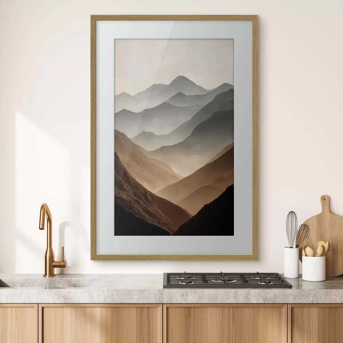 Poster Montagne delicate f49643