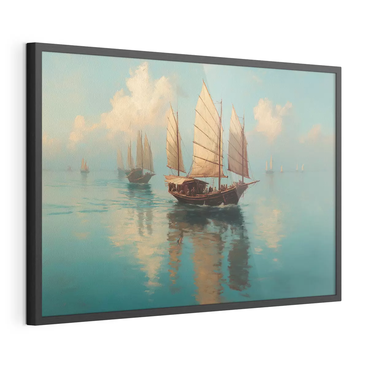 Poster Uscita in barca a vela mattutina f49654