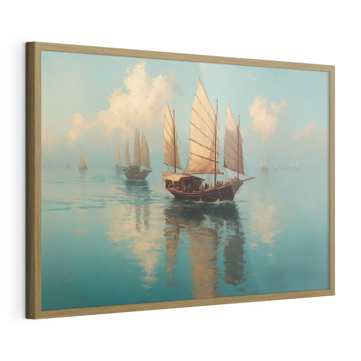Poster Uscita in barca a vela mattutina f49654