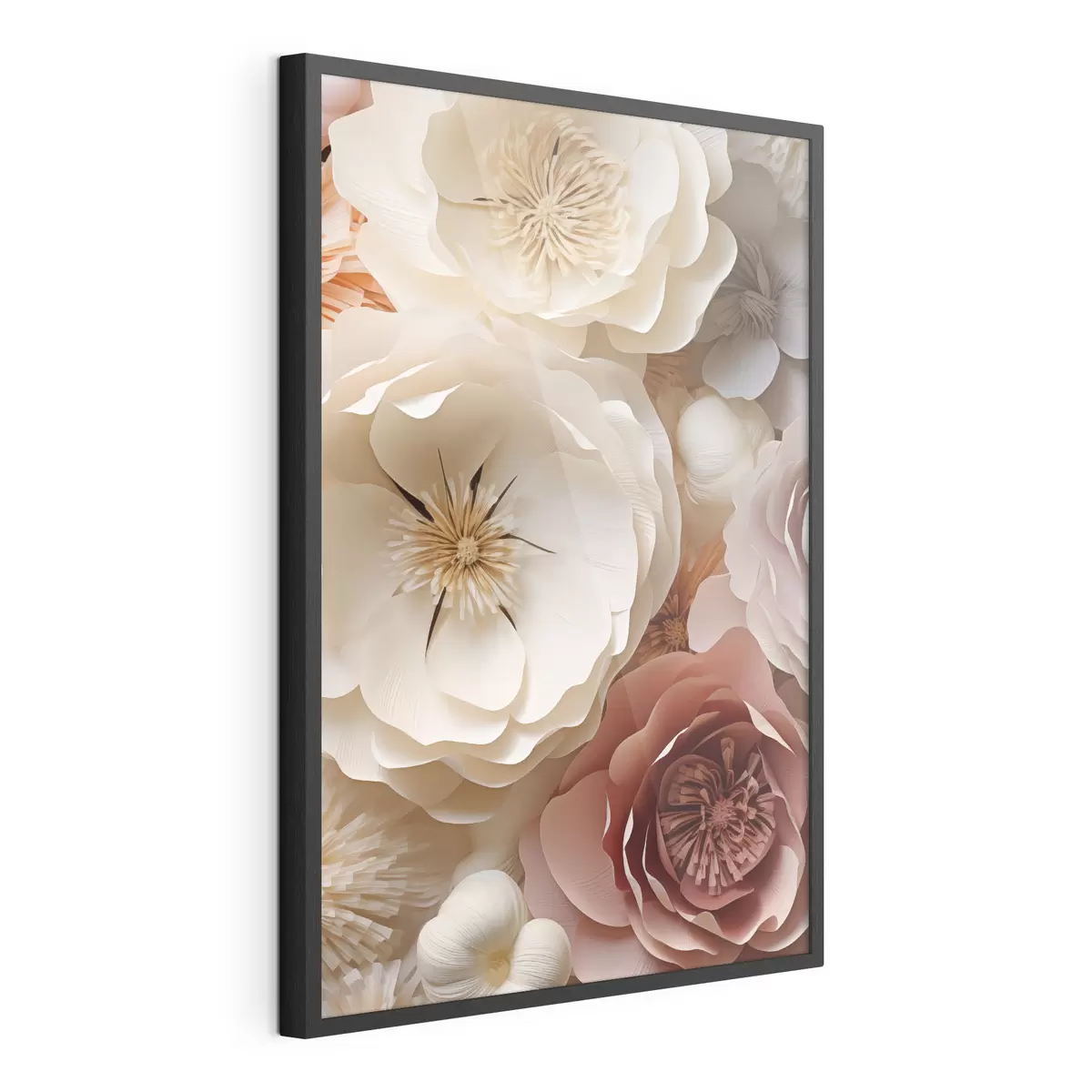 Poster Rose beige in stile contemporaneo f49374