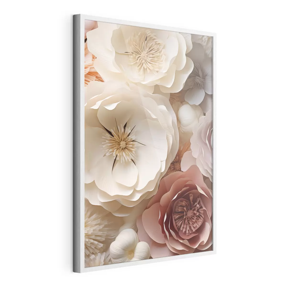 Poster Rose beige in stile contemporaneo f49374